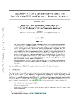 TexSmart: A Text Understanding System for Fine-Grained NER and Enhanced
  Semantic Analysis