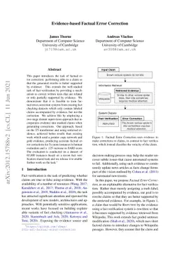 Evidence-based Factual Error Correction