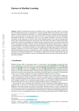 Fairness in Machine Learning