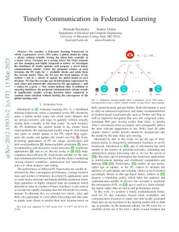 Timely Communication in Federated Learning