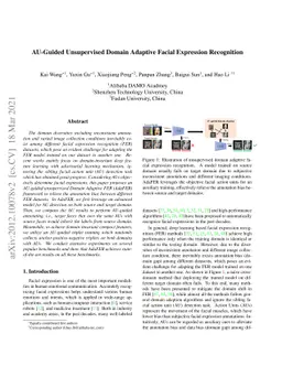 AU-Guided Unsupervised Domain Adaptive Facial Expression Recognition