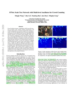 STNet: Scale Tree Network with Multi-level Auxiliator for Crowd Counting
