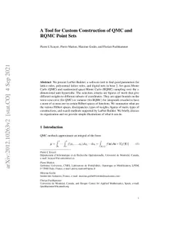 A Tool for Custom Construction of QMC and RQMC Point Sets