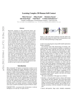 Learning Complex 3D Human Self-Contact