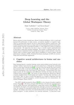 Deep Learning and the Global Workspace Theory