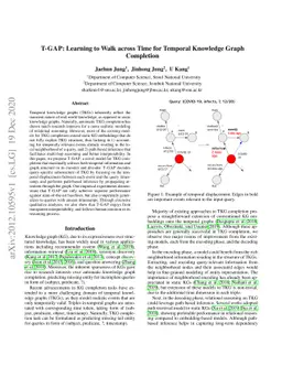 T-GAP: Learning to Walk across Time for Temporal Knowledge Graph
  Completion
