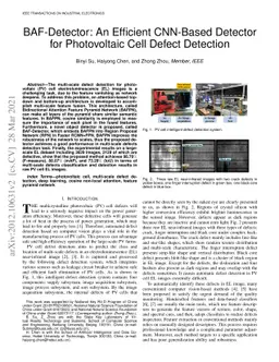 BAF-Detector: An Efficient CNN-Based Detector for Photovoltaic Cell
  Defect Detection