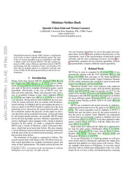 Minimax Strikes Back