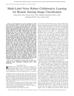 Multi-Label Noise Robust Collaborative Learning for Remote Sensing Image
  Classification