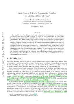 Score Matched Neural Exponential Families for Likelihood-Free Inference
