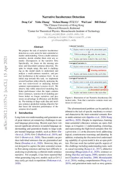 Narrative Incoherence Detection
