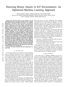 Detecting Botnet Attacks in IoT Environments: An Optimized Machine
  Learning Approach