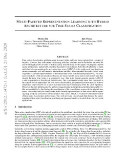 Multi-Faceted Representation Learning with Hybrid Architecture for Time
  Series Classification