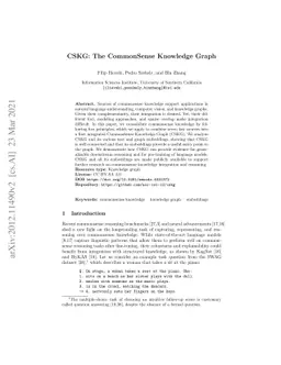 CSKG: The CommonSense Knowledge Graph