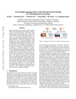 Overcoming Language Priors with Self-supervised Learning for Visual
  Question Answering