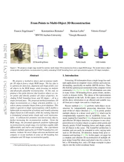 From Points to Multi-Object 3D Reconstruction