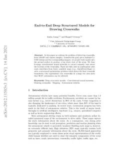 End-to-End Deep Structured Models for Drawing Crosswalks