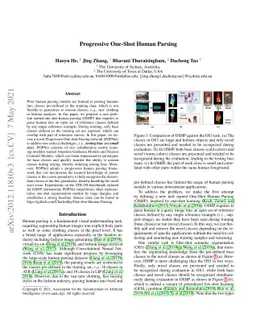 Progressive One-shot Human Parsing