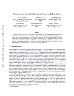 Unadversarial Examples: Designing Objects for Robust Vision
