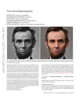 Time-Travel Rephotography