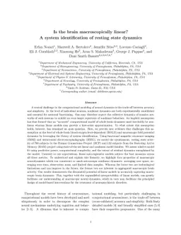 Is the brain macroscopically linear? A system identification of resting
  state dynamics