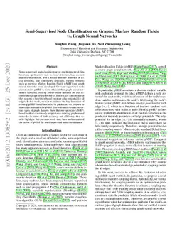 Semi-Supervised Node Classification on Graphs: Markov Random Fields vs.
  Graph Neural Networks