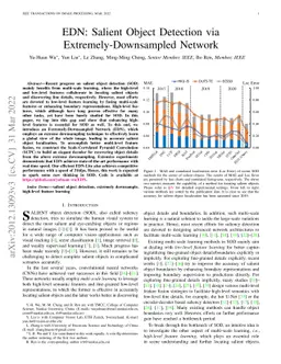 EDN: Salient Object Detection via Extremely-Downsampled Network