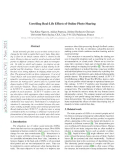 Unveiling Real-Life Effects of Online Photo Sharing