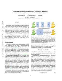 Implicit Feature Pyramid Network for Object Detection