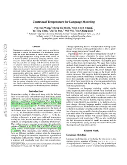Contextual Temperature for Language Modeling