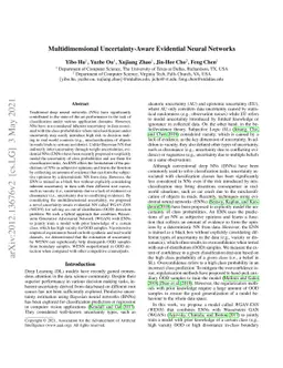 Multidimensional Uncertainty-Aware Evidential Neural Networks