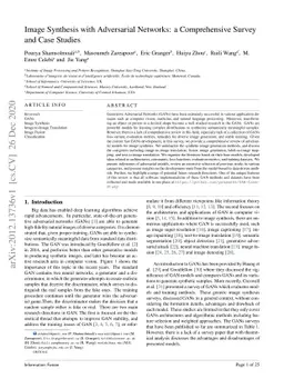 Image Synthesis with Adversarial Networks: a Comprehensive Survey and
  Case Studies