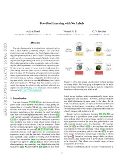 Few Shot Learning With No Labels