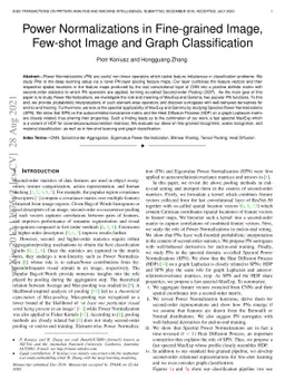 Power Normalizations in Fine-grained Image, Few-shot Image and Graph
  Classification