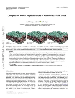 Compressive Neural Representations of Volumetric Scalar Fields