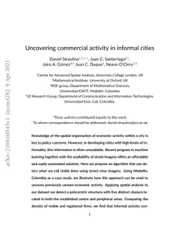 Uncovering commercial activity in informal cities