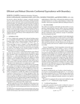Efficient and Robust Discrete Conformal Equivalence with Boundary