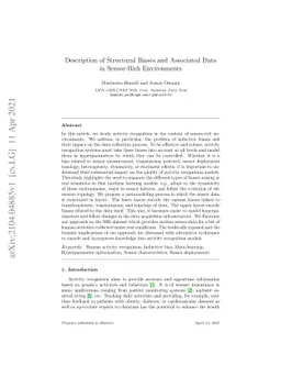 Description of Structural Biases and Associated Data in Sensor-Rich
  Environments