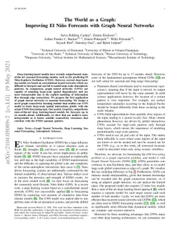 The World as a Graph: Improving El Niño Forecasts with Graph Neural
  Networks