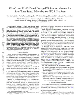 iELAS: An ELAS-Based Energy-Efficient Accelerator for Real-Time Stereo
  Matching on FPGA Platform