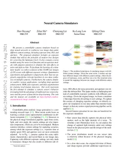 Neural Camera Simulators