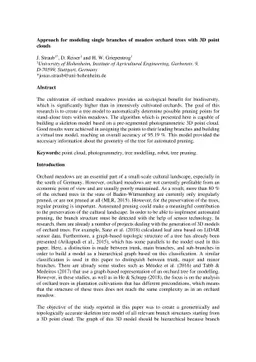 Approach for modeling single branches of meadow orchard trees with 3D
  point clouds