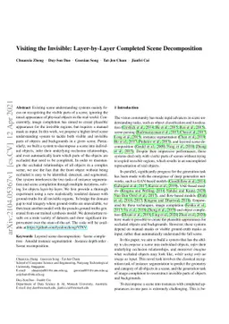 Visiting the Invisible: Layer-by-Layer Completed Scene Decomposition