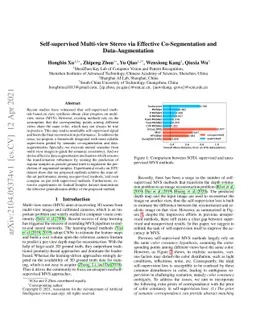 Self-supervised Multi-view Stereo via Effective Co-Segmentation and
  Data-Augmentation