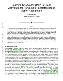 Learning Chebyshev Basis in Graph Convolutional Networks for
  Skeleton-based Action Recognition