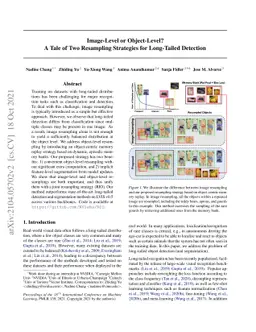 Image-Level or Object-Level? A Tale of Two Resampling Strategies for
  Long-Tailed Detection