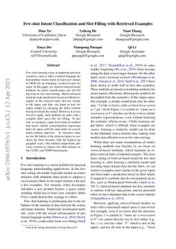 Few-shot Intent Classification and Slot Filling with Retrieved Examples