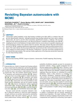 Revisiting Bayesian Autoencoders with MCMC