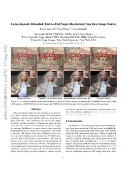 Lucas-Kanade Reloaded: End-to-End Super-Resolution from Raw Image Bursts
