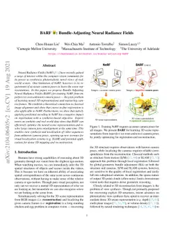BARF: Bundle-Adjusting Neural Radiance Fields